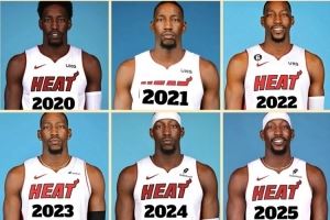 难分辨！阿德巴约生涯9年媒体日变化 不标注年份真不好区分